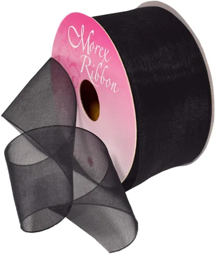 Miniatura 87 de Morex Ribbon 91803/100-609 Cinta de nailon Organdy, 5/8 pulgadas por 100 yardas, color rojo