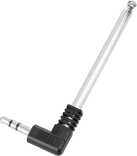 Miniatura 9 de ENUODA Antena de radio FM de repuesto de 75 ohmios - Antena telescópica de 7 secciones, 6.7-29.8 in, conector macho tipo F con adaptador para radio