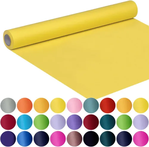 Miniatura 25 de SMART&CASUAL Papel de regalo negro de 17.8 x 760 pulgadas (63 pies) de papel kraft para regalo, tablón de anuncios, ramos, flores, niños, embalaje