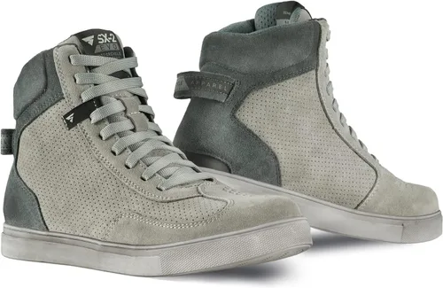 SHIMA SX-2 Evo Botas de motocicleta para hombre, ventiladas, de cuero, para calle, verano, de ante, deportivas, sigilosas, para turismo, para moto,