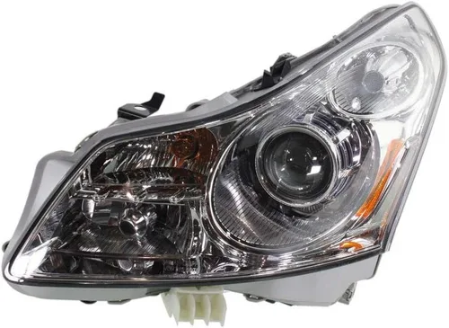 Garage-Pro Par de faros delanteros para Infiniti G35 2007-2008 Sedán, modelos sin tecnología Paquete HID/Xenon, con bombilla(s) lado del conductor y