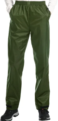 iCreek Pantalones de lluvia para hombre, impermeables, resistentes al viento, ligeros, para senderismo, trabajo, lluvia, al aire libre, para golf,