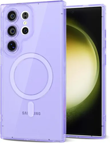 Miniatura 17 de Svanove Funda para Samsung Galaxy S22 Transparente Compatible con Magsafe Silicone, Funda Magnética Mag Safe Transparente Delgada Bonita, Estética