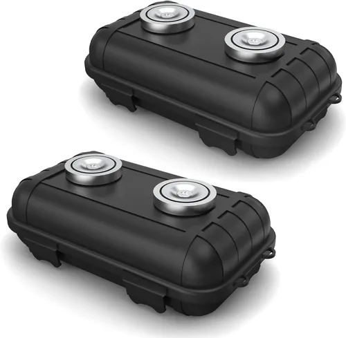Caja Magnética para Llaves, Oculta una Llave Caja Magnética Impermeable para Coche para Exteriores Viajes, Oculta una Caja de Llaves para Coches,