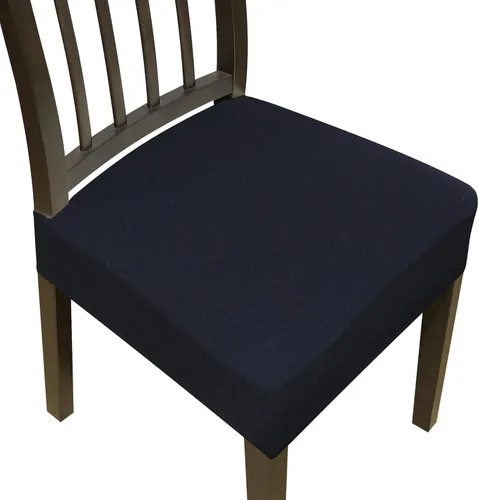 Miniatura 9 de Juego de 4 fundas elásticas para sillas de comedor, fundas para sillas de comedor, fundas para sillas de cocina, fundas de asiento extraíbles y Beige