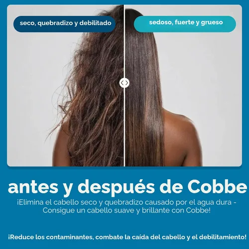 Miniatura 4 de Cobbe Cabezal de ducha con filtro de mano, cabezal de ducha de alta presión de 7 modos con filtros para agua dura, elimina el cloro, reduce la 3.