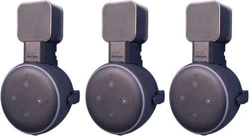 Miniatura 11 de Echo Dot Wall Mount El original Outlet Hanger Se adapta a Amazon Echo Dot 3ª generación Sin sonido amortiguado Parrilla de altavoces