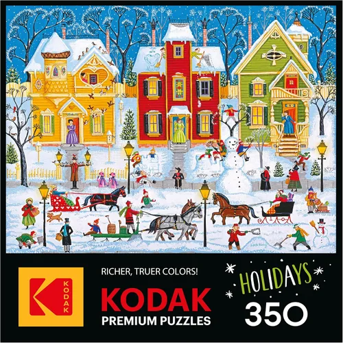Miniatura 4 de RoseArt - Kodak Premium - Después de que caiga la nieve - Rompecabezas de 350 piezas para adultos
