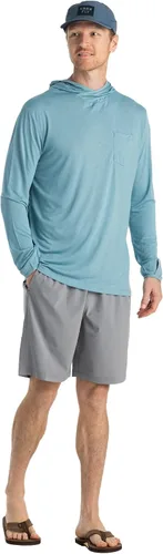 Miniatura 23 de Free Fly Pantalones cortos Breeze para hombre, entrepierna de 8 pulgadas, de secado rápido, ligeros, con protección solar UPF 50+
