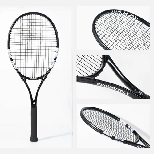 Miniatura 2 de ALP - Raqueta de tenis de 27 pulgadas, potente cabeza pesada de 4 3/8 pulgadas para adultos, raqueta duradera preencordada con 1 bolsa de transporte
