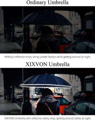 Miniatura 4 de XIXVON Umbrella Pro UPF 50+ 99% UV Protection, Reflective Safety Strip, Sturdy Windproof, Travel Portable, Automatic Reverse Folding Umbrella
