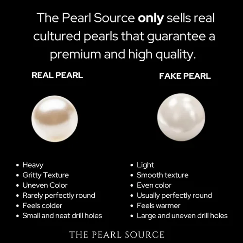 Miniatura 5 de THE PEARL SOURCE AAAA Quality 14K Gold Plated Sterling Silver White Freshwater Real Pearl Earrings for Women Hypoallergenic Earrings with Genuine