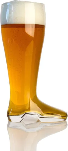 Miniatura 9 de Big Betty Das Boot - Taza de cristal para botas de cerveza para celebración del Oktoberfest, día de San Patricio, despedidas de soltero/despedida