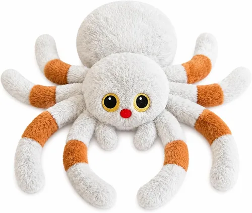 Miniatura 10 de Gato de peluche de estilo gótico, juguetes de peluche de zombis, muñeca de felpa suave de gato, adorable regalo de animal tapado para niños