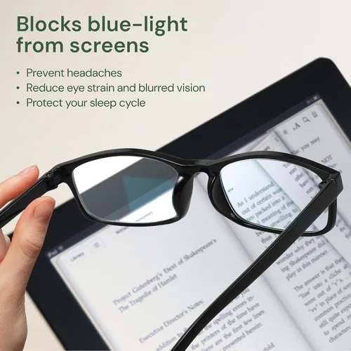 Miniatura 5 de Gaoye Gafas de lectura para hombres/mujeres, lentes, lectores de luz azul para hombres/mujeres, lentes de ojos