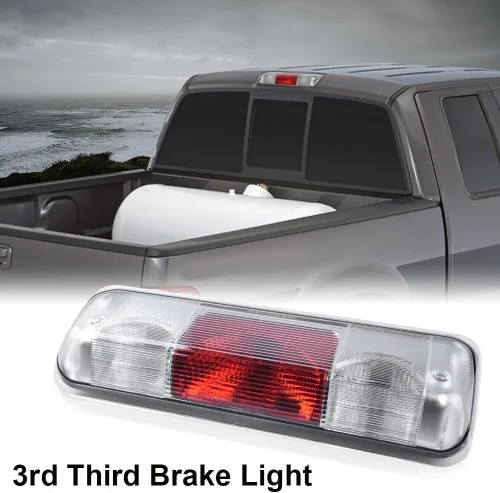 Miniatura 6 de ALLGOOD Tercera luz de freno compatible con Ford F150 2004-2008 3ª lámpara de freno montaje alto centro techo trasero tercera carga/luz