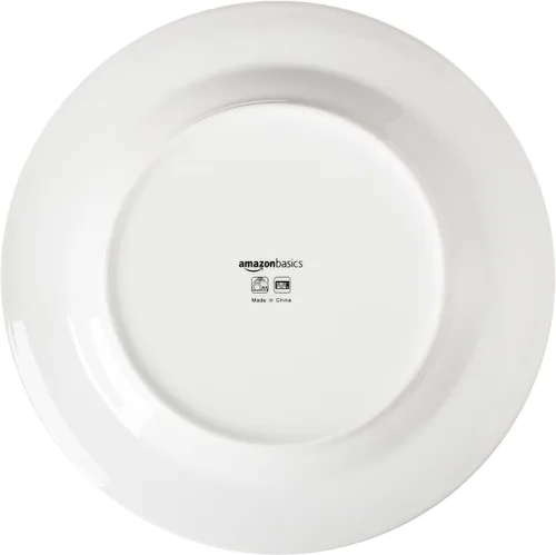 Miniatura 6 de AmazonBasics – Juego de 6 platos planos