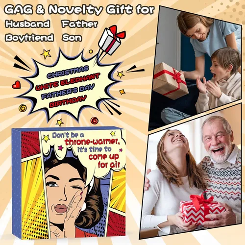 Miniatura 3 de Regalos de broma para hombres, rellenos de calcetines – Regalo divertido de Navidad para inodoro de arena, regalo divertido para adultos, regalos