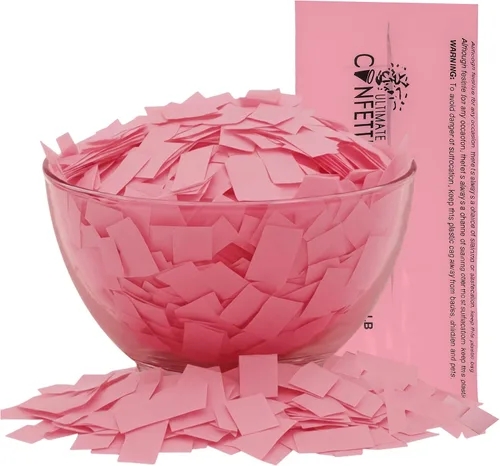 Miniatura 44 de Ultimate Confetti, Confeti Biodegradable Azul Bebé - Confeti de Papel de Seda Rectangular Revoloteante para Uso en Cañones y Lanzadores – Confeti
