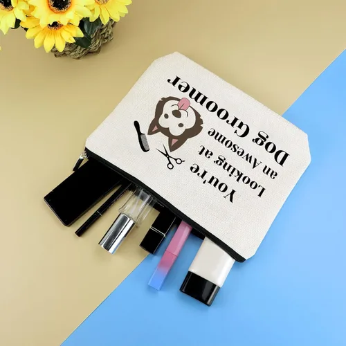 Miniatura 4 de Bolsa de maquillaje para perros, Regalo para amantes de los perros 807_NO2, S