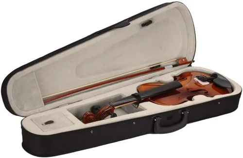 Miniatura 7 de Ktaxon Violín para estudiantes principiantes, violines acústicos 4/4, kit de violín de tamaño completo con estuche, arco, colofonia, adultos Natural