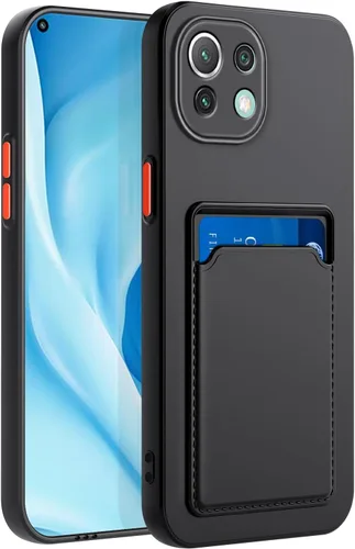Miniatura 27 de Funda para Redmi Note 9 Pro, Redmi Note 9s con ranura para tarjetas de crédito, TPU suave silicona TPU resistente a los arañazos delgada ranura