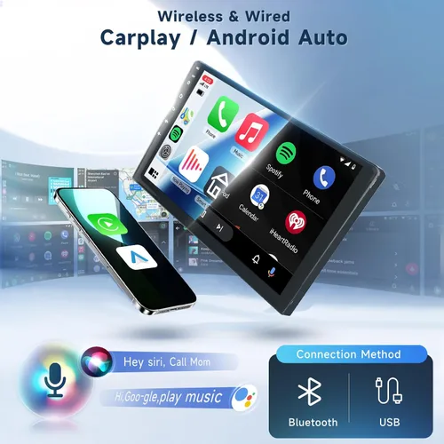 Miniatura 3 de 2G+64G Android 13 Radio de coche estéreo para Ford F150 F-150 2009-2012, pantalla táctil de 9 pulgadas estéreo del coche con CarPlay inalámbrico