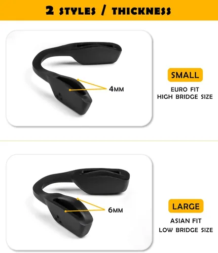 Miniatura 3 de Almohadillas de nariz de repuesto de tamaño regular para gafas Oakley Trajectory OX8171, piezas de nariz suaves de silicona