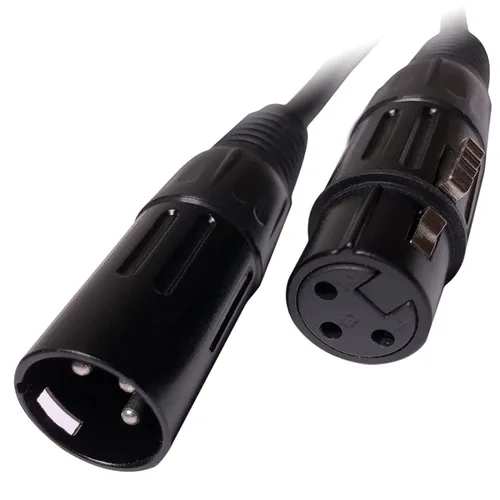 Miniatura 3 de EMB Audio - Cable de altavoz blindado profesional XLR macho a hembra para uso con DJ, hogar, micrófono, instrumento y altavoz