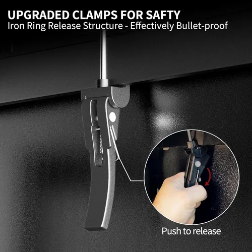 Miniatura 4 de oEdRo - Funda suave de triple pliegue para tonneau de camioneta de 5.2 pies, compatible con Chevy Colorado/GMC Canyon 2015-2025
