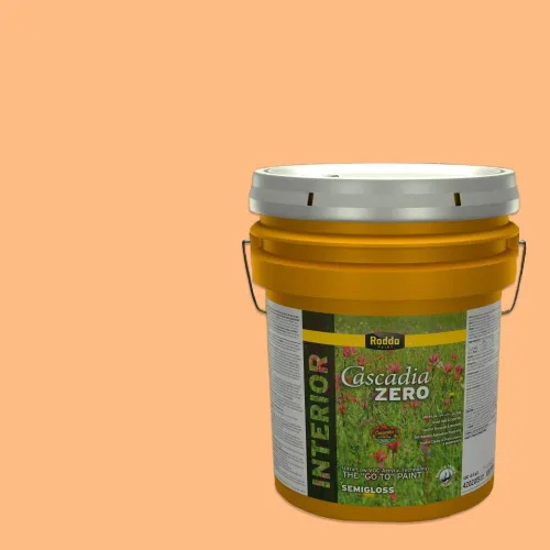 Miniatura 143 de Rodda Paint CASCADIA ZERO - Pintura plana e imprimación para interiores en uno, cuarto de galón, crema de ballet