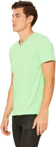 Miniatura 4 de Bella+Canvas Camiseta de punto suave con cuello en V para hombre
