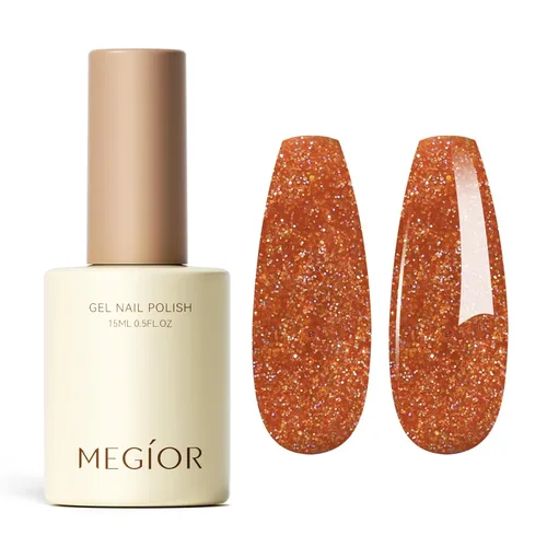 Miniatura 85 de MEGIOR Esmalte de uñas de gel blanco de 0.5 fl oz, color blanco antiguo, secado con luz UV, esmalte de gel francés, arte de uñas, salón de manicura