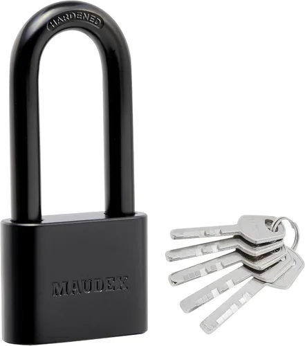 Miniatura 9 de Maudex® PBE40 - Candado resistente a la intemperie, protección confiable con 5 llaves, revestimiento protector, acero duradero