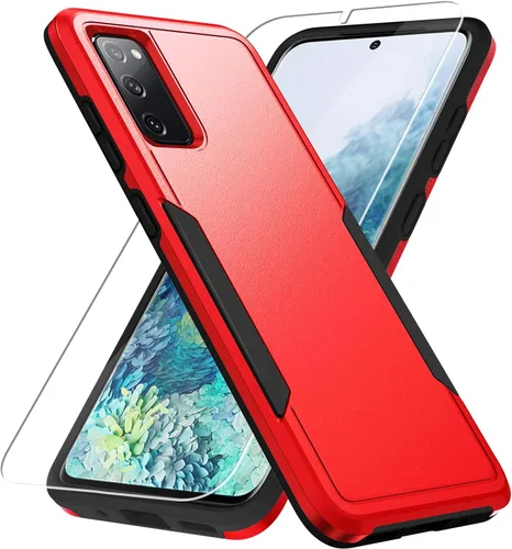 Miniatura 7 de Samung S20 FE 5G - Funda protectora para Samsung Galaxy S20 FE 5G, con protector de pantalla [probada contra caídas de grado militar], funda Negro