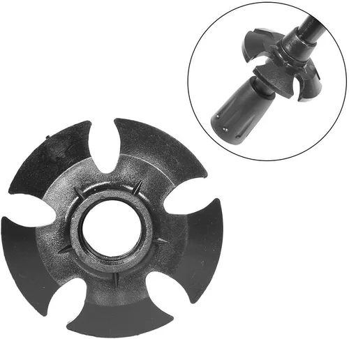 Miniatura 4 de Vbest Life Paquete de 5 cestas para bastón de senderismo, bastón de goma, accesorio para bastón de nieve, barro, cesta de arrastre para bastón