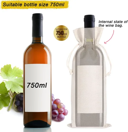 Miniatura 3 de Maydvdv Bolsa de vino de jubilación Regalo para mujeres y hombres Regalos de jubilación para colegas, mejores amigos, compañeros de trabajo