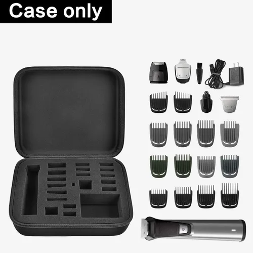Miniatura 2 de Funda compatible con Philips para Norelco Multigroom Series 7000 5000 Kit de aseo para hombre con recortadora MG7750/49 MG7910/49 MG9510/60. Soporte