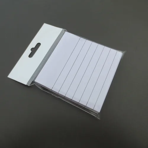 Miniatura 3 de Notas adhesivas blancas forradas de 3 x 3 pulgadas, 12 blocs por paquete, 100 hojas/bloc de notas autoadhesivas blancas con líneas, embalaje