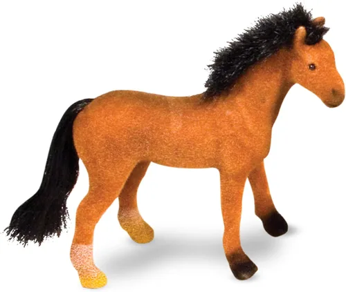 Miniatura 9 de Amigos de la pastura para niños Melissa & Doug, caballos coleccionables, 12 unidades, talla única