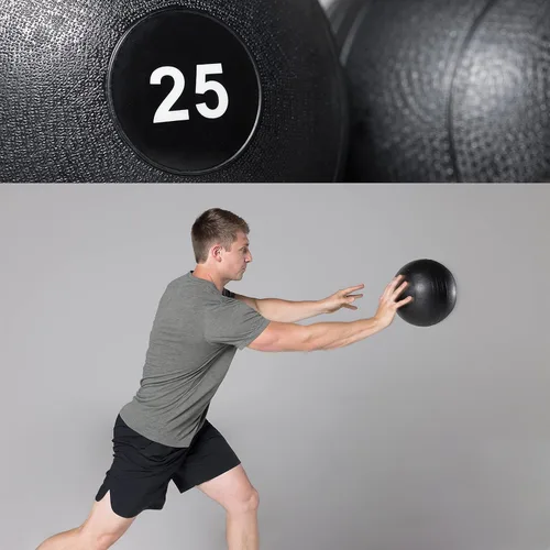 Miniatura 5 de REP Pelotas de golpe con peso, pelotas de ejercicio y fitness para entrenamiento de fuerza, agarre de goma suave, pelota medicinal sin rebote