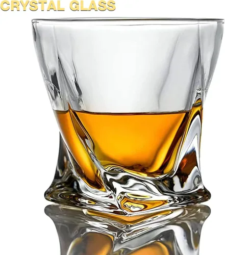 Miniatura 2 de Mfacoy Juego de 4 vasos de whisky al estilo antiguo