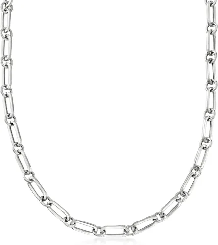 Miniatura 4 de Ross-Simons Collar de plata de ley italiana con clip de papel, Plata esterlina, no conocido