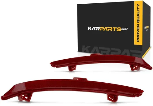 Para Honda Accord Reflector Trasero Parachoques 2018 2019 Par Conductor y Pasajero Lado Híbrido/Sedán Para HO1184113, HO1185113 | 33555-TVA-A01,