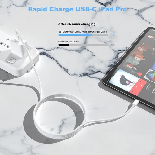 Miniatura 7 de Paquete de 2 cables de carga USB C a USB C de 3 pies y 60 W, cable de carga rápida tipo C a tipo C, para iPhone 16 E/17/Air/15/Pro/Plus/Pro Max