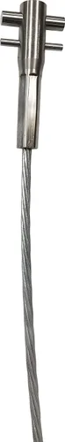 DBI-Sala Lad-Saf 6105240 cable de acero inoxidable estampado, 3/8" de diámetro, 1x7 hebras, 6105240