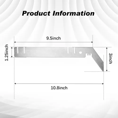 Miniatura 2 de 4 piezas de colgador de barra transversal doble de 9' con barra valance para soporte de cortina de tubo de fondo de escenario para boda