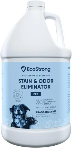 Miniatura 14 de Eco Strong Removedor de Manchas y Olores de Mascotas - Limpiador Enzimático de Orina de Gato, Destructor de Orina para Perros, Limpiador Enzimático