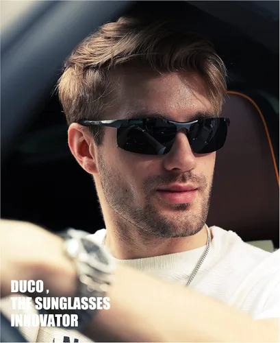 Miniatura 97 de Duco - Gafas de sol deportivas polarizadas para hombre con protección UV 8177s