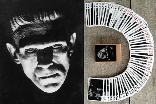 Miniatura 6 de Cartas góticas de Halloween (baraja de póquer 54 cartas todas diferentes) Brujas góticas en Halloween Noche Thriller Halloween Carteles